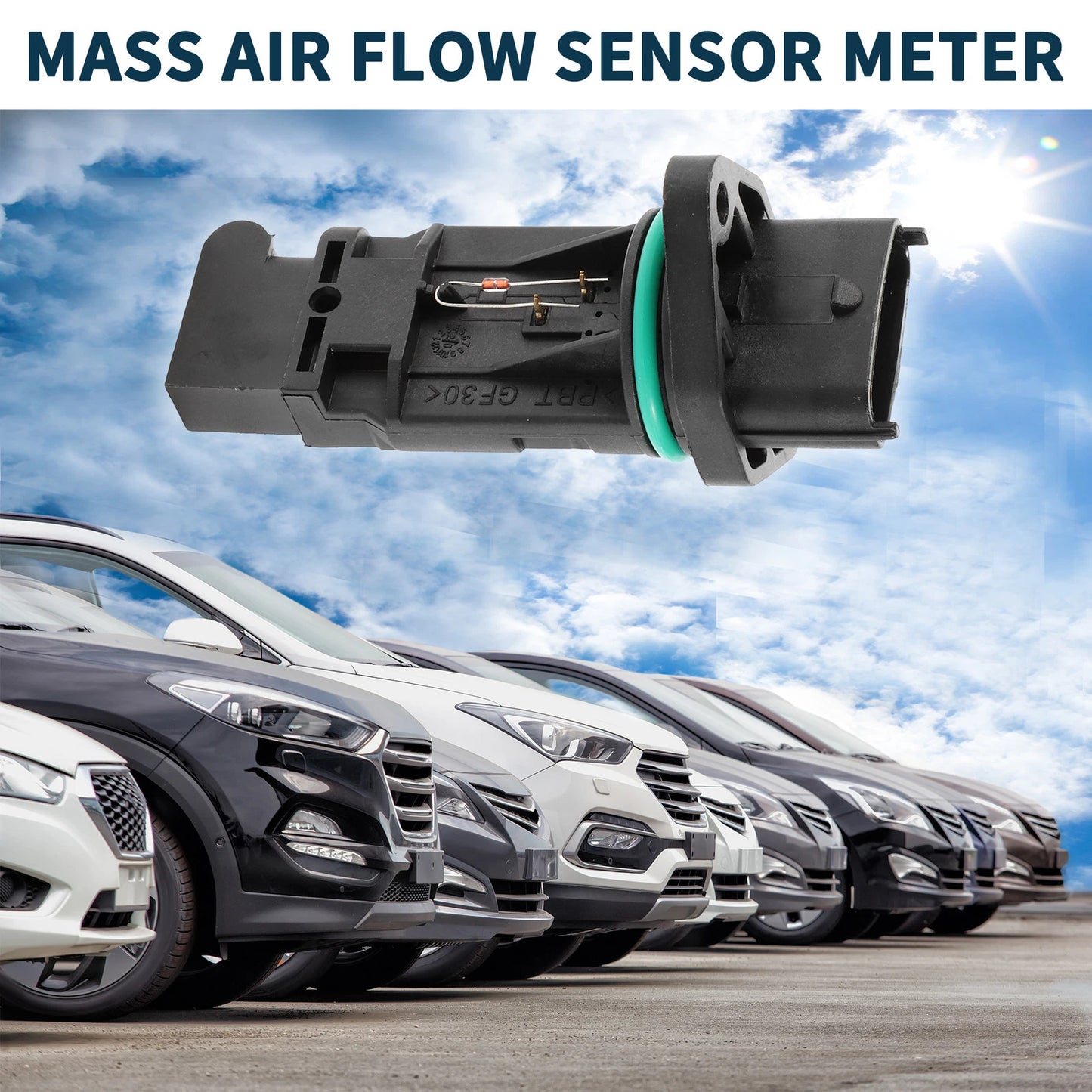 Mass Air Flow Sensor for Hyundai Santa Fe Tucson Kia (No. 2816427900)