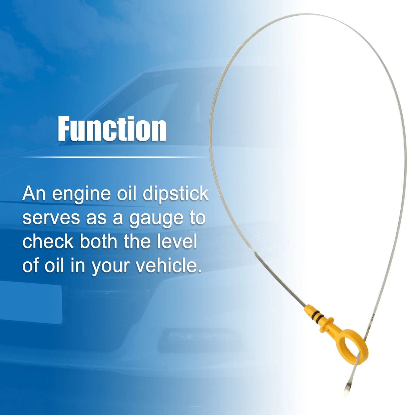 Engine Oil Level Indicator Dipstick for Chevrolet Silverado 1500 (No. 12619013)