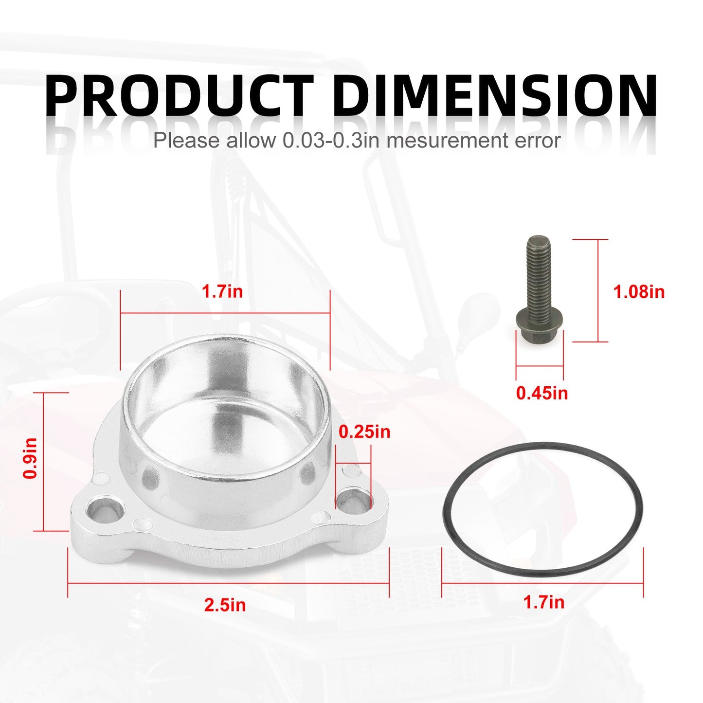 Camshaft Adaptor with Bolts & O-Ring for Polaris Magnum 425 (1995–1998)