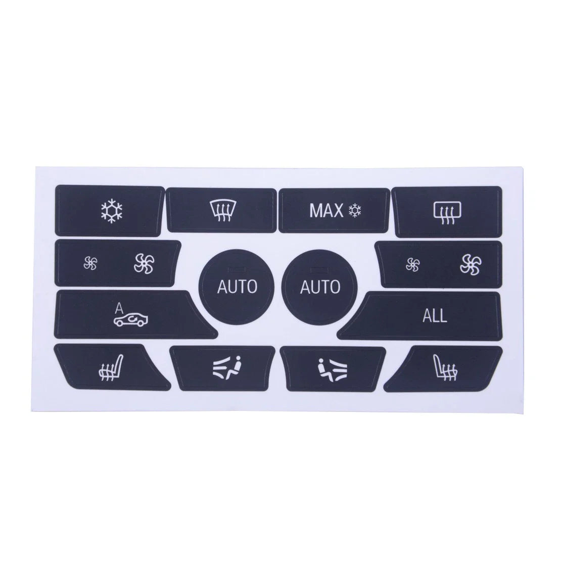Dash Climate Control Panel Decal Kit for BMW 5 Series (2001-2006)