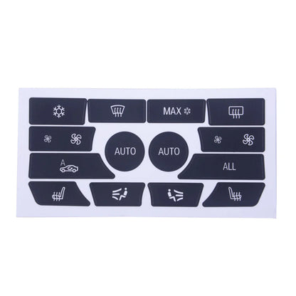 Dash Climate Control Panel Decal Kit for BMW 5 Series (2001-2006)