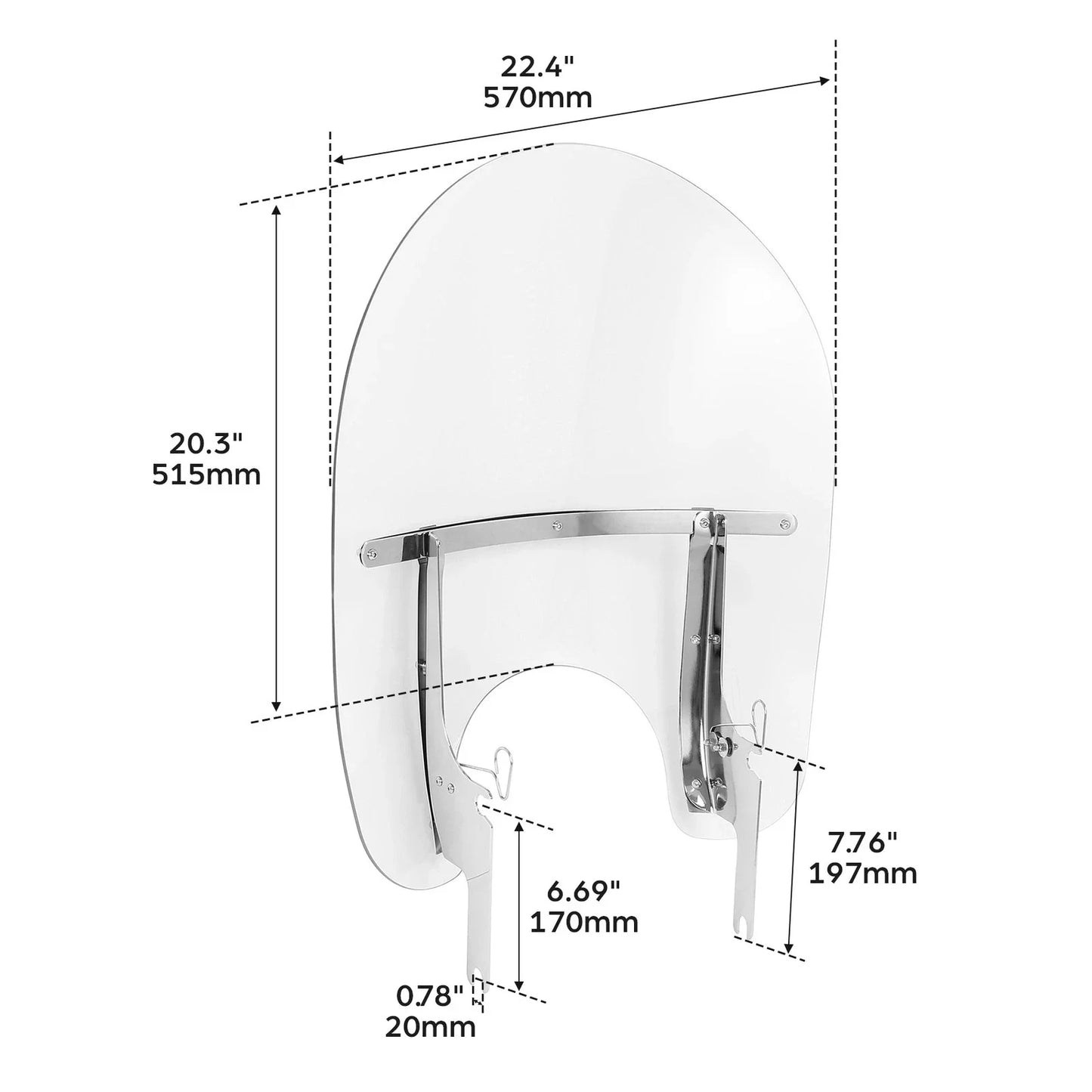 Windshield for Harley Touring Road King Special FLHRXS (1994-2025)