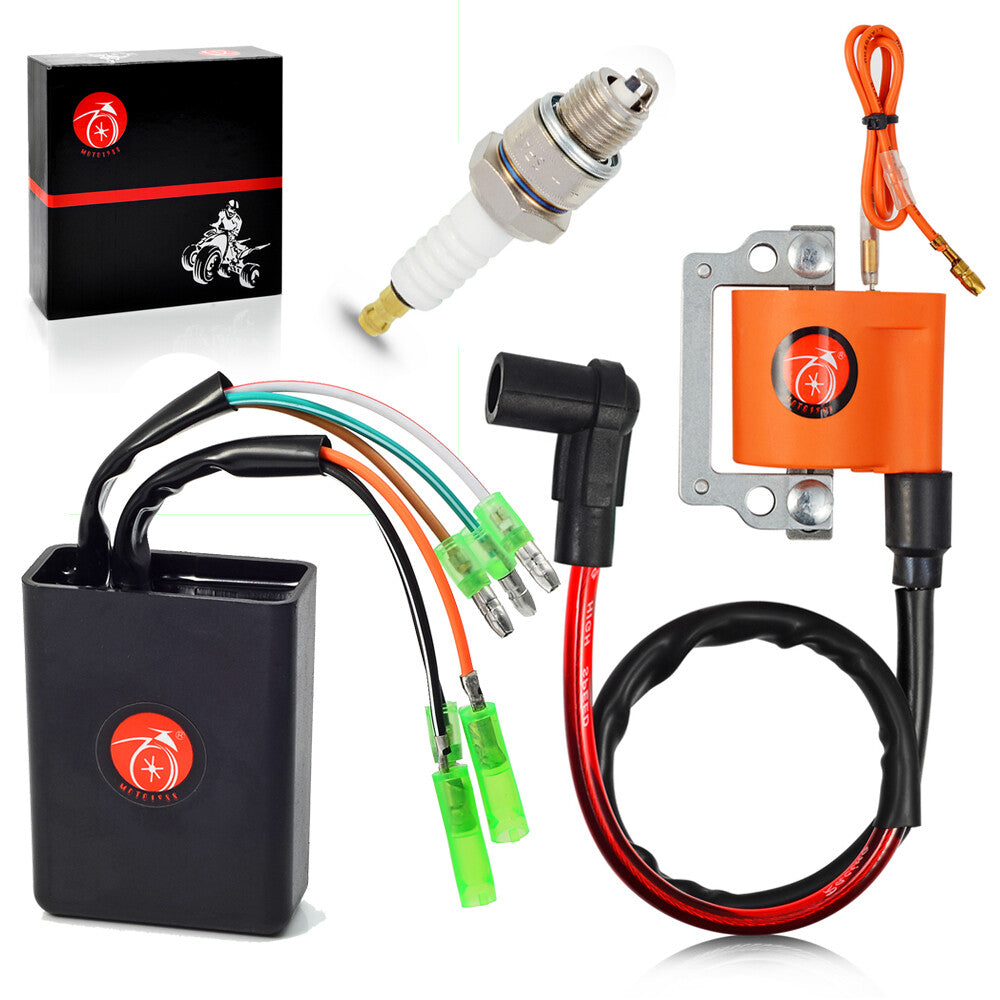 Ignition Coil & Spark Plug for Yamaha Golf Car G1 (1979–1986)