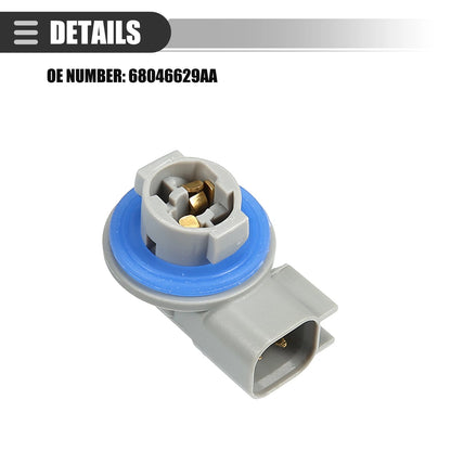 2X License Plate Light Socket for Dodge Ram (ABS 68046629AA)