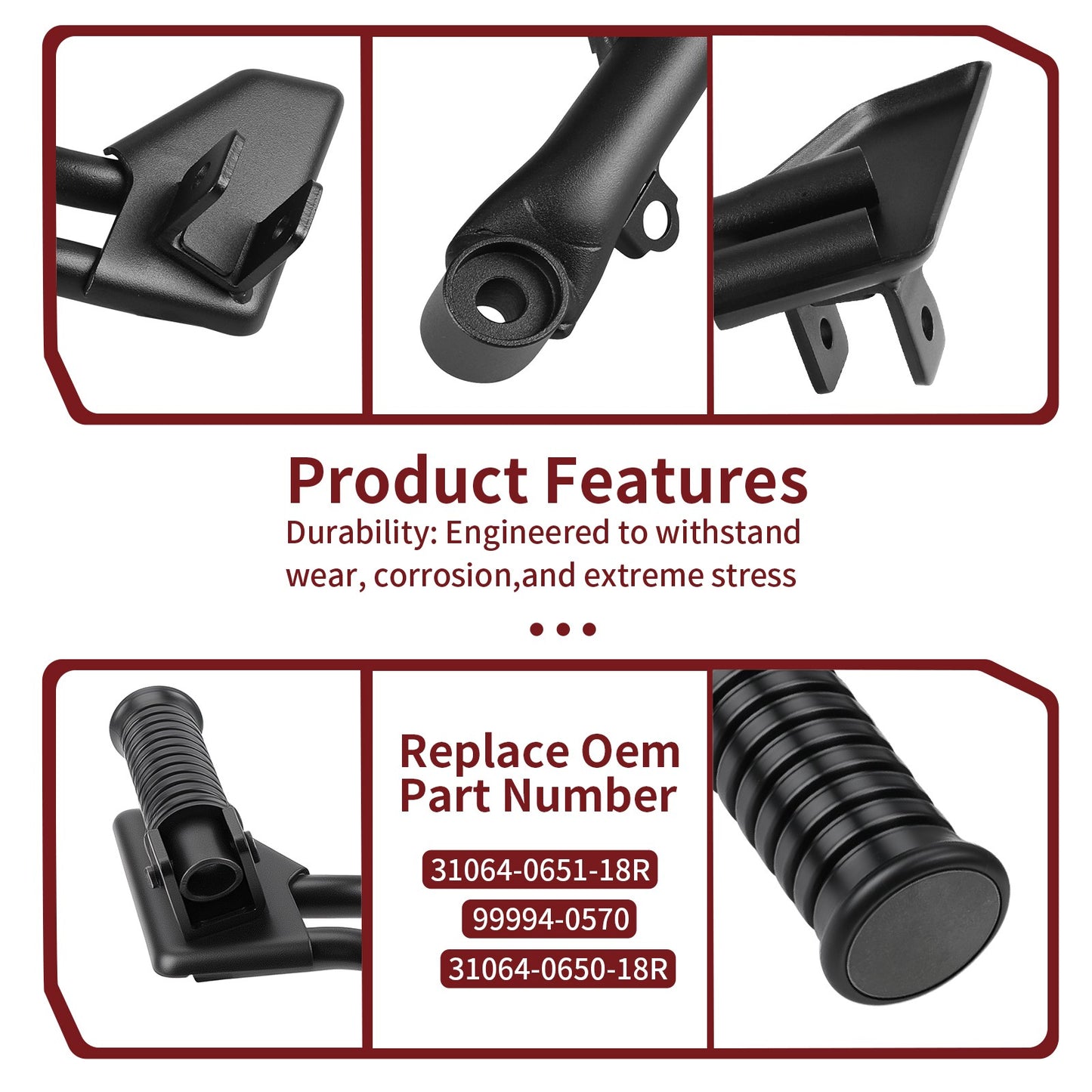 Passenger Footpegs for Kawasaki Vulcan S 650 (2015–2024)