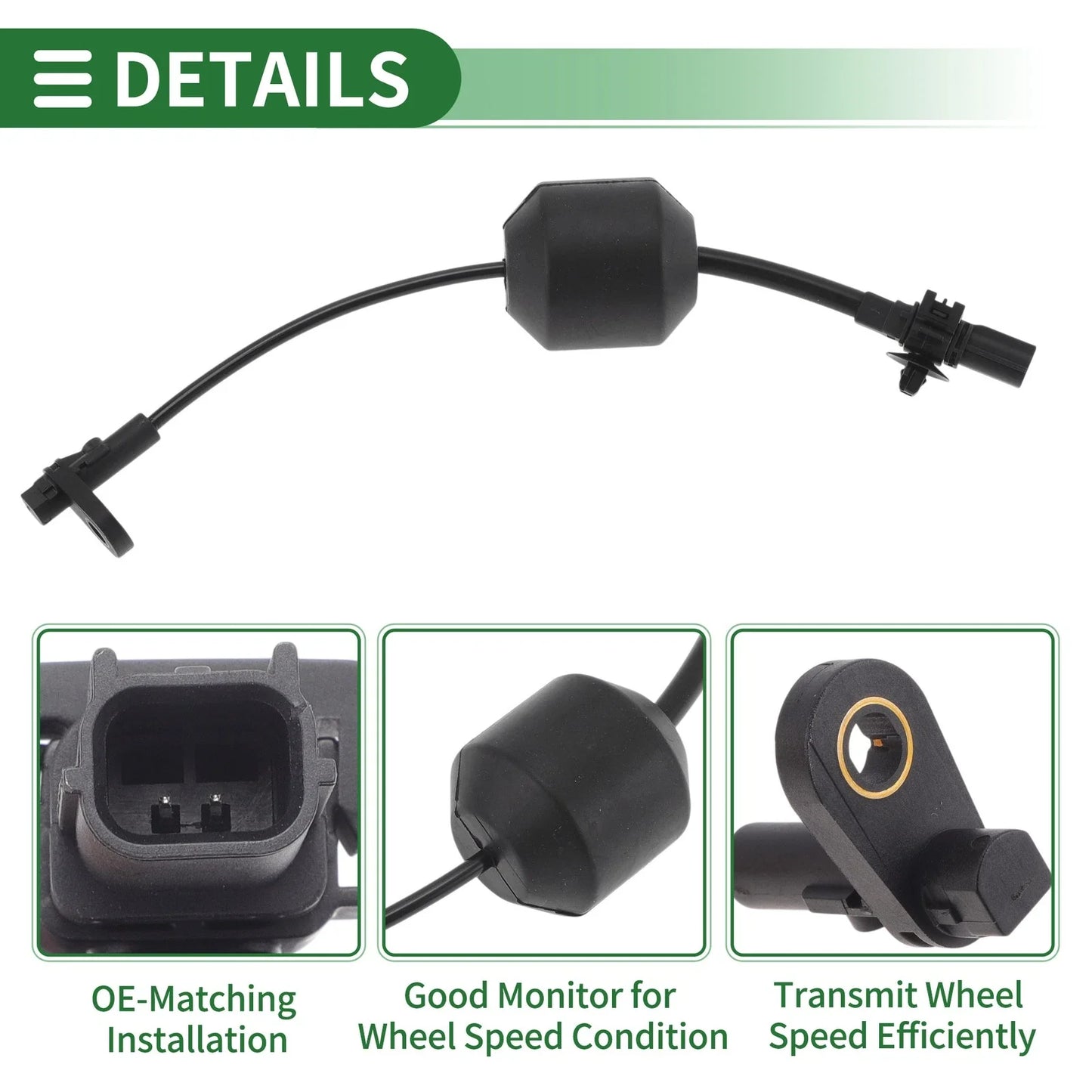 ABS Wheel Speed Sensor for Honda HR-V 2016-2021 (2 x Sensors)