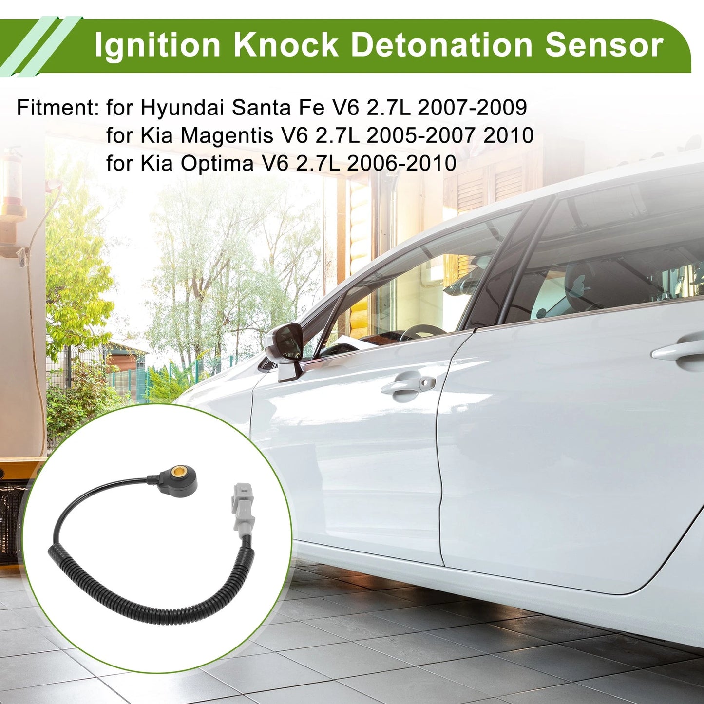 Ignition Knock Detonation Sensor No.392503E110 for Hyundai Santa Fe (2001–2006)