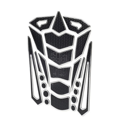 Silver Motorcycle Oil Fuel Tank Pad Cover Guard Protector Decal Sticker