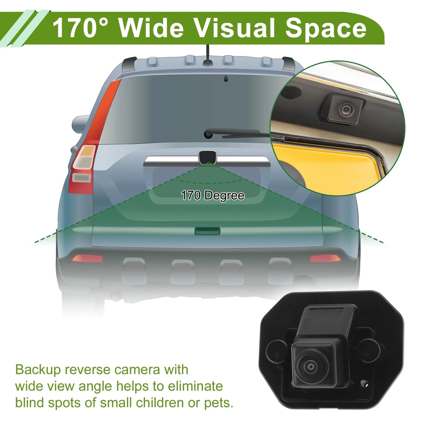 Rear View Backup Camera for Nissan Rogue 2.5L CVT (2020–2022)
