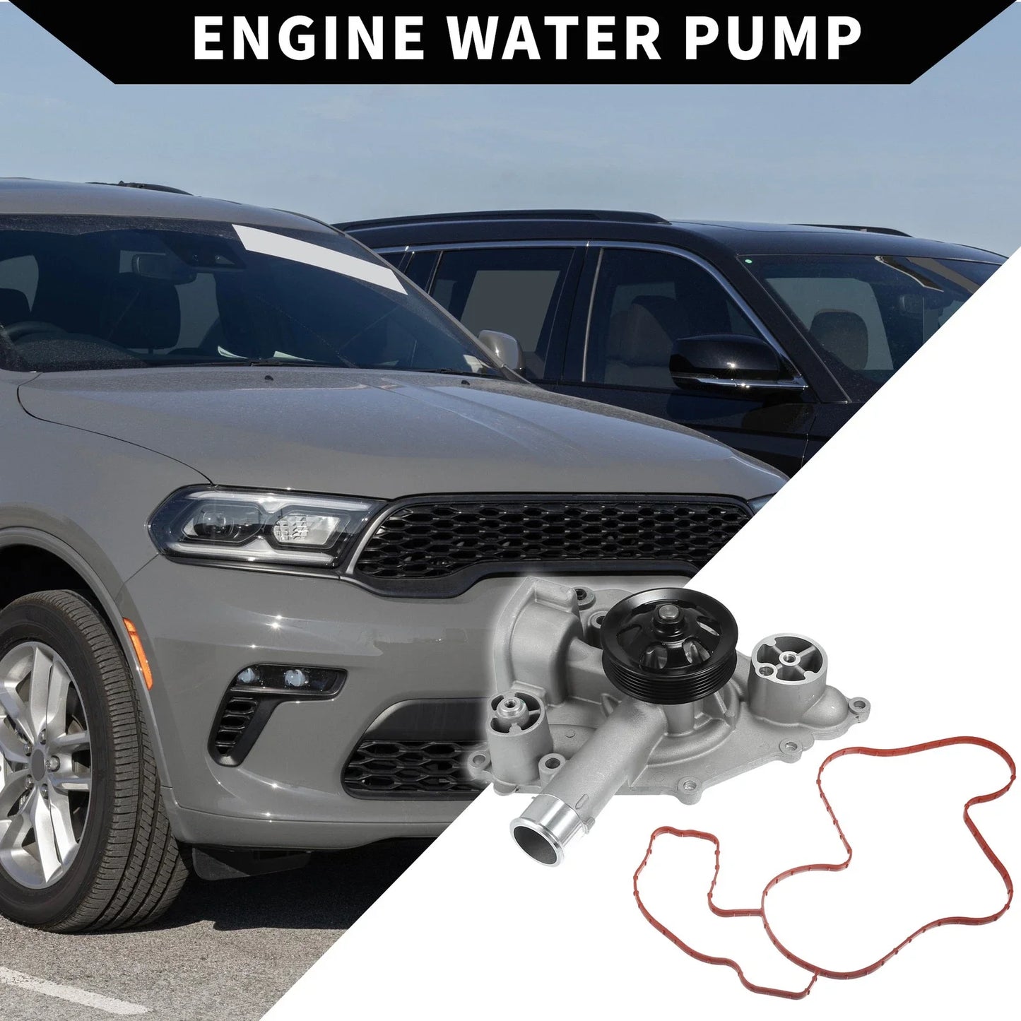 Water Pump with Gasket Kit for Chrysler 300 (2011-2022)