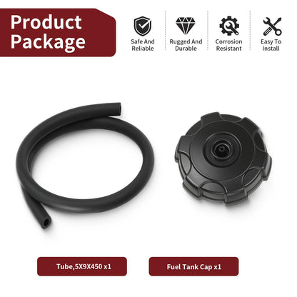 Fuel Tank Cap w/ Tube for Kawasaki Lakota 300 (1995–2003)