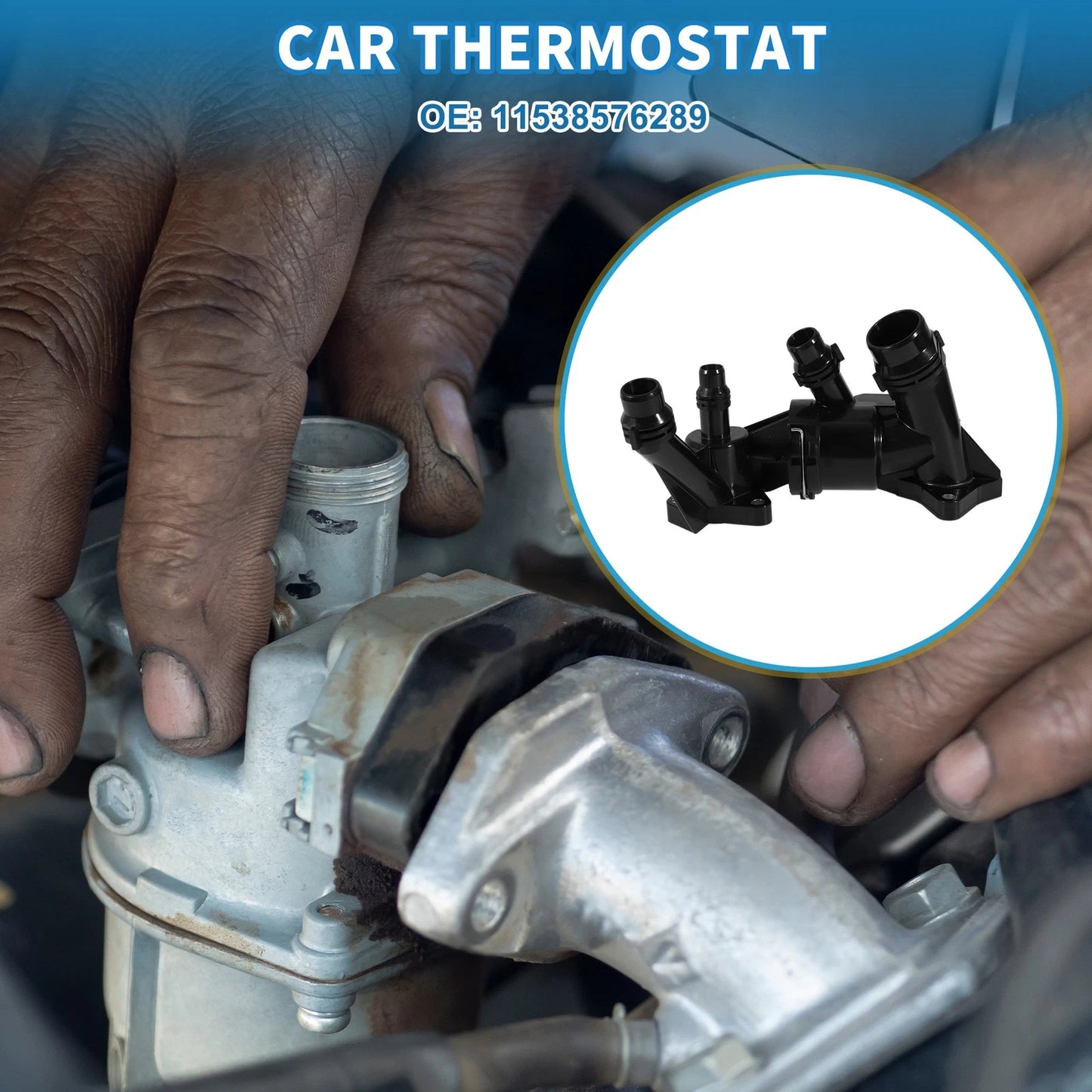 Car Thermostat No. 11538576289 for BMW X3 (2017–2021) Plastic