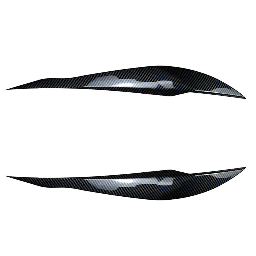 Carbon Black Eyelid Headlight Cover Set for F30 Sedan (2012–2018)