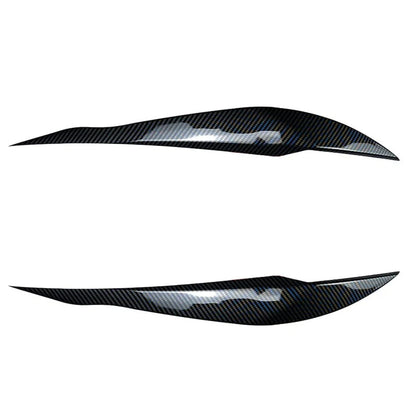 Carbon Black Eyelid Headlight Cover Set for F30 Sedan (2012–2018)