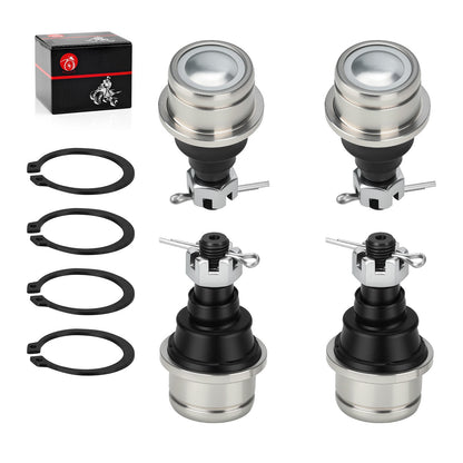 Set of 4 Upper & Lower Ball Joints for Honda Rubicon 500 TRX500 (2001–2019)