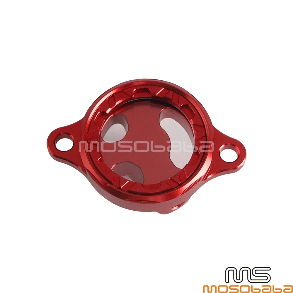 Aluminum CNC Engine Oil Filter Cap Cover for Honda TRX450R CRF450R/450X (2004-2023)