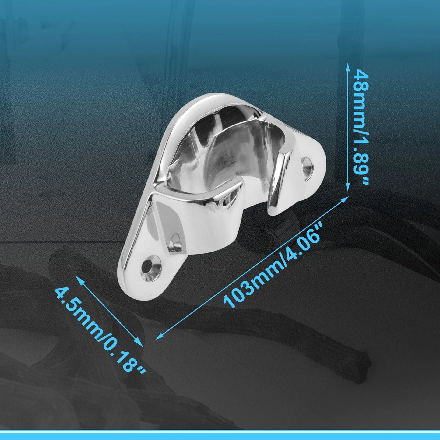 Boat Bow Chock for Marine 316 Stainless Steel (103 mm)