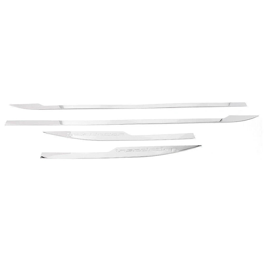 Steel Side Door Body Bottom Molding Covers for Volvo XC60 (2018-2019) 4 x pcs