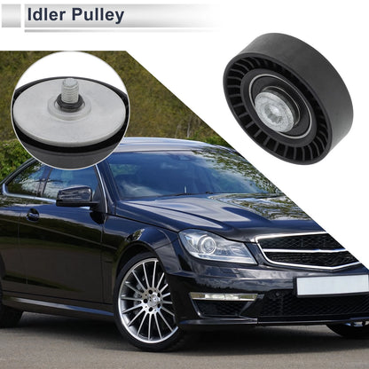 Drive Belt Idler Pulley for Porsche Cayenne (2020–2024) No. 9A726093806 Black