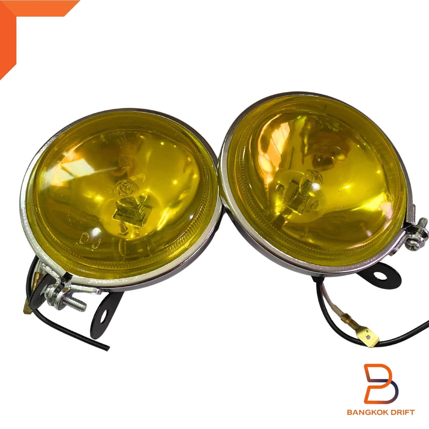 3" Yellow Lens Universal Halogen Fog Light Spot Lamp H3 12V 55W for DJ199