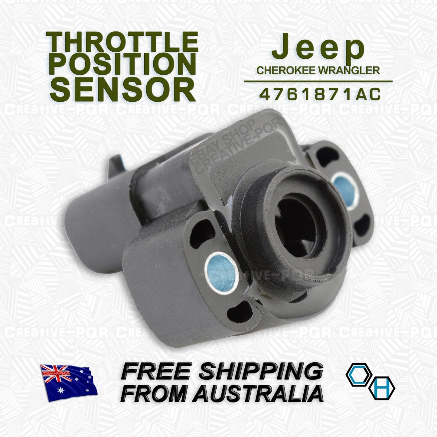 Throttle Position Sensor for Jeep Grand Cherokee XJ/ZG/ZJ & Wrangler YJ (1993–2006)