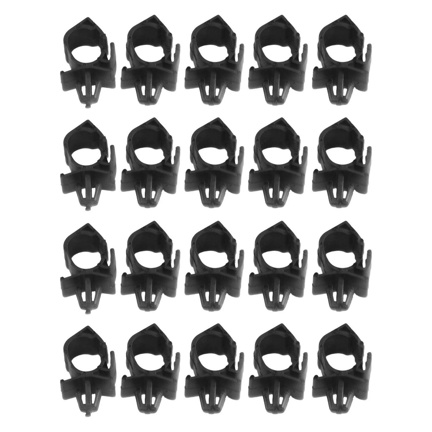 0.43inch 20x Car Harness Automatic Route Clamp for Unknown Make Model