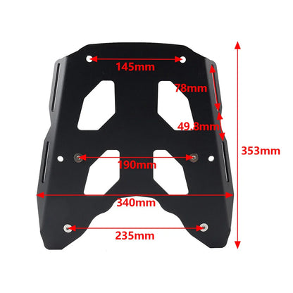 Rear Luggage Rack Mount Plate for Kawasaki Versys 650 (2016-2024)