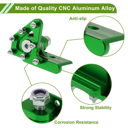 Motorcycle Foot Pegs for Honda CRF50 (2004–2023) Green 1 Pc