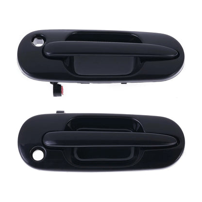 Set of 2 Outer Door Handles for Honda CR-V (1997–2001) Black