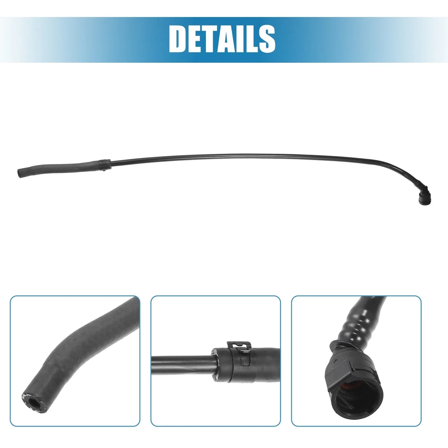 Radiator Expansion Tank Vent Line Hose 2.0L L4 for BMW 528i
