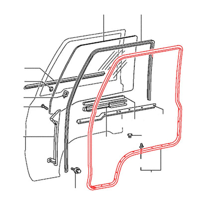 Weatherstrip for Mitsubishi Delica Truck L300 (1986–1994)