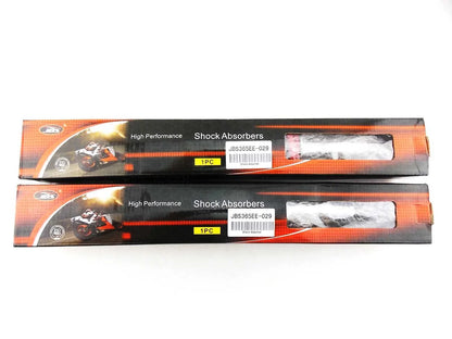 365mm JBS Red/Chrome Shock Absorbers for Kawasaki F9 350 Bighorn