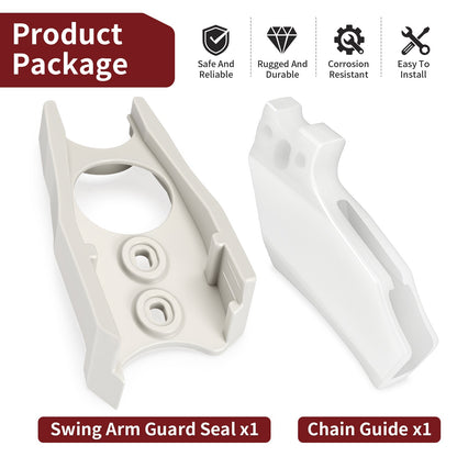 Chain Guide & Guard Seal Kit for Yamaha YZ125 YZ250 YZ490 (1986–1990)