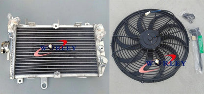 Aluminum Radiator + Fan for Suzuki Burgman 650 (2003–2017)