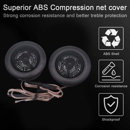 Premium Car Speakers with Steel Mesh Grille