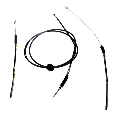 Set of 2 Hand Brake Cables for Mazda Familia 1300 (1967–1977)