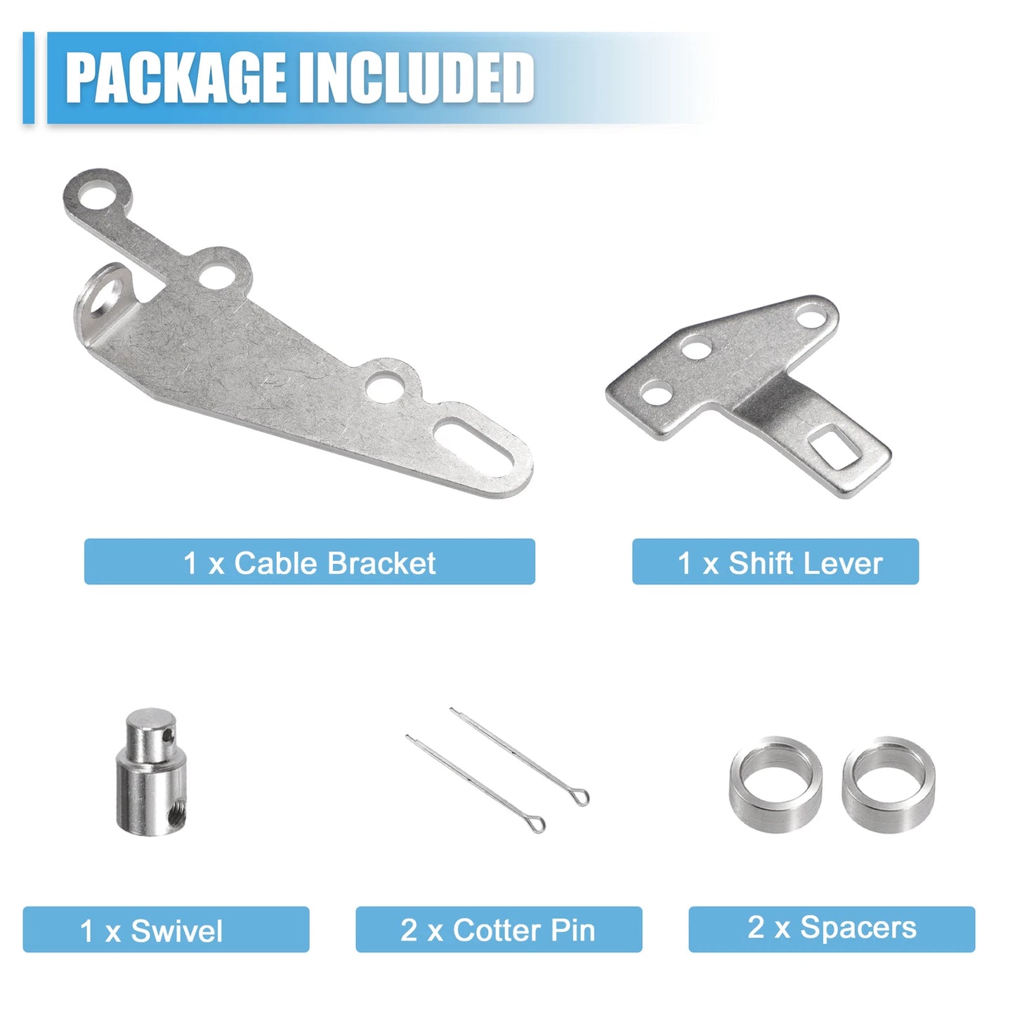 Set of 1 Shifter Bracket Kit for GM Turbo TH400 TH350 TH250