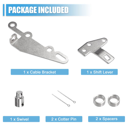 Set of 1 Shifter Bracket Kit for GM Turbo TH400 TH350 TH250