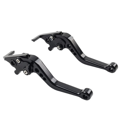 CNC Adjustable Short Brake Clutch Levers for Yamaha YZF R1 (2009–2014) Black