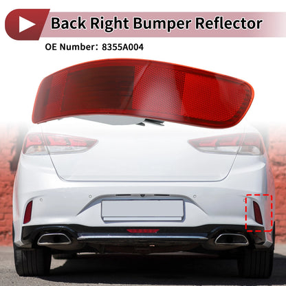 Rear Right Bumper Reflector No. 8355A004 for Mitsubishi Outlander (2014–2021)