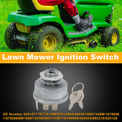 Ignition Switch 539101770 for Husqvarna, MTD, Toro, Westwood