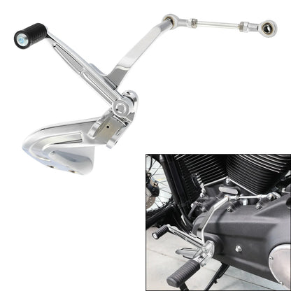Chrome Mid Control Shift Side Set for Harley Sport Glide, Fat Bob, FXDR (18-25)