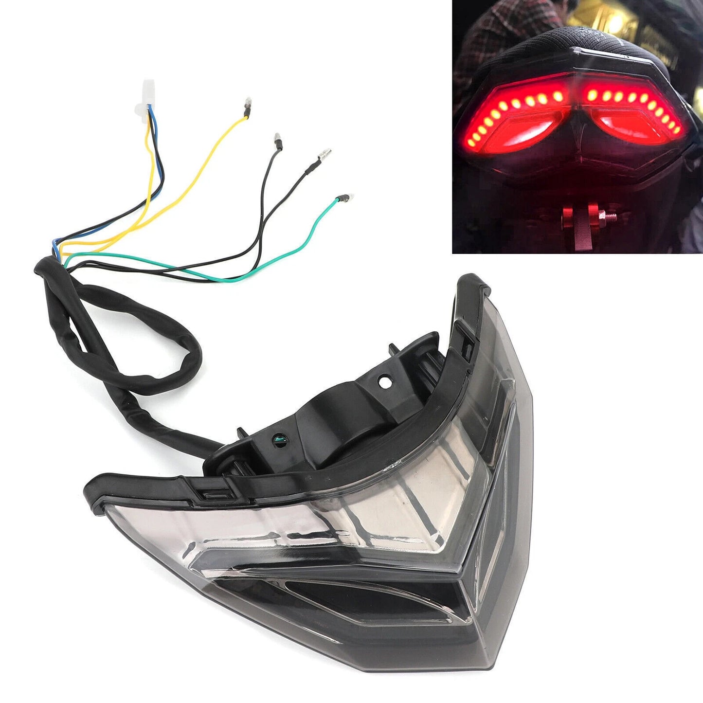 Motorcycle Taillight for Kawasaki Ninja 250 300 (2013–2017) A