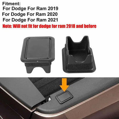 2 x Truck Bed Rail Stake Pocket Cover Cap Hole Plug for Dodge RAM 1500/2500