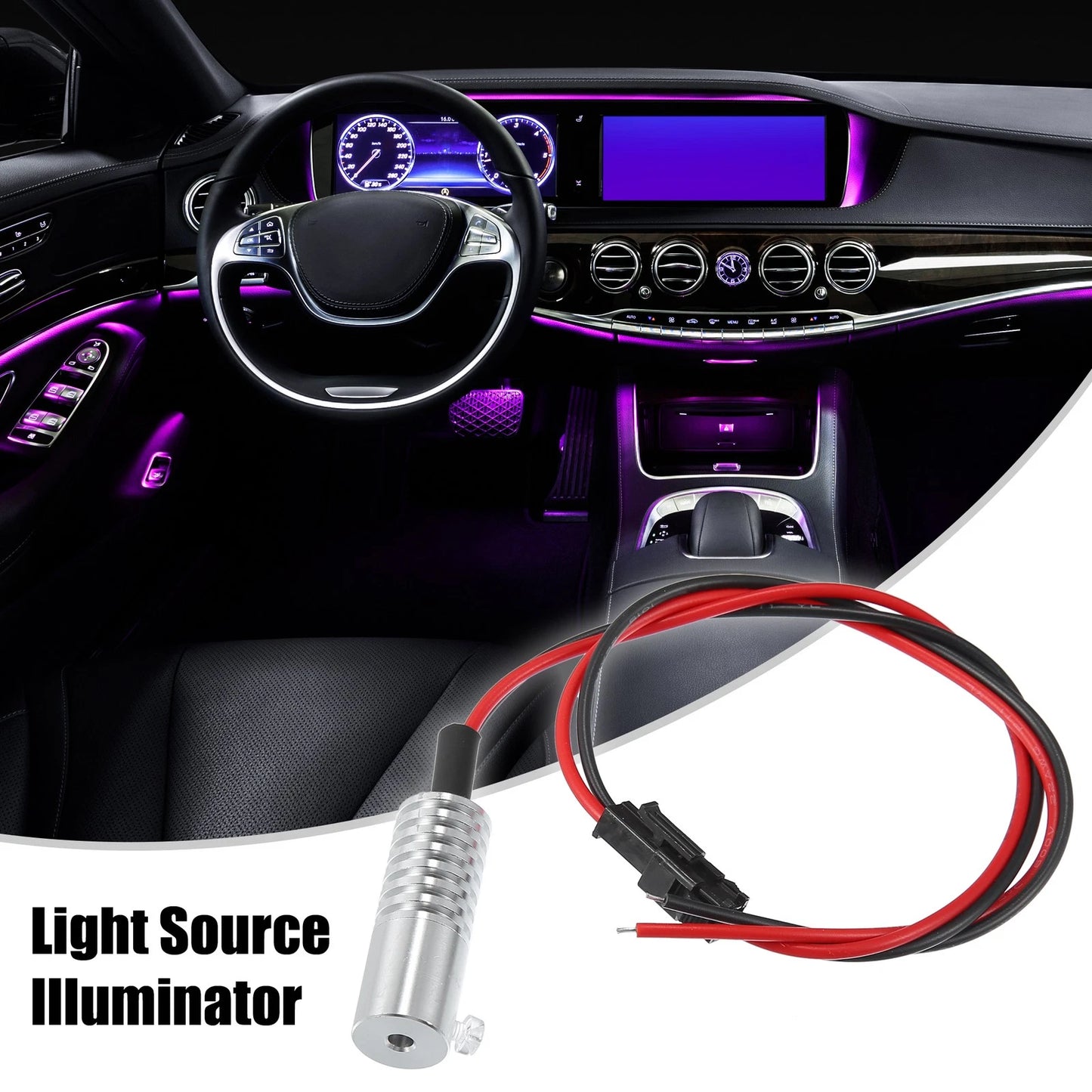 LED Light Source for DIY Car Projects (12V, 2W, 3mm)