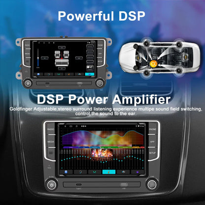 Wireless CarPlay Android Auto Head Unit for Volkswagen Tiguan (2008-2016)