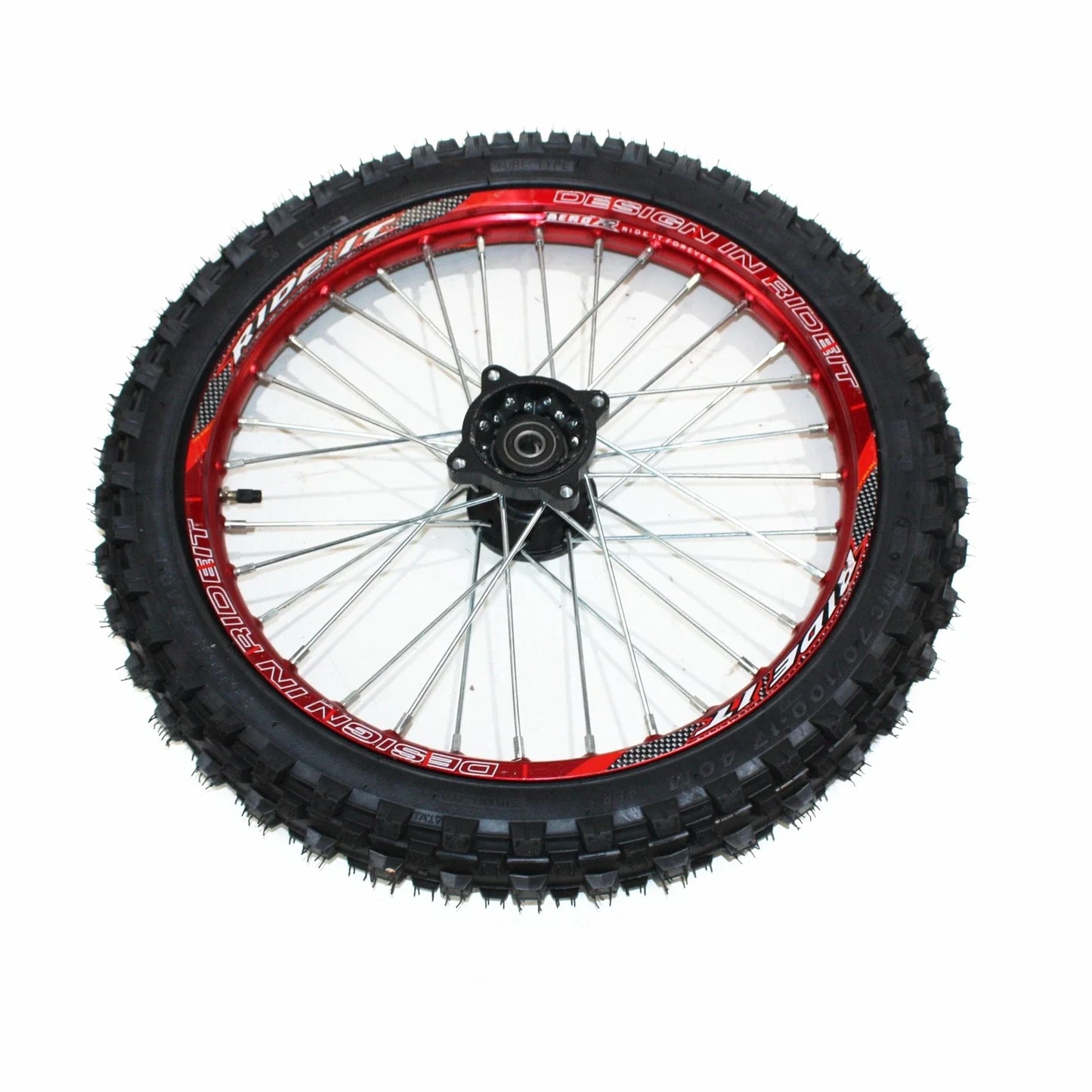 12mm Axle Front Wheel Rim Tire for PIT PRO Dirt Bike (70-100)