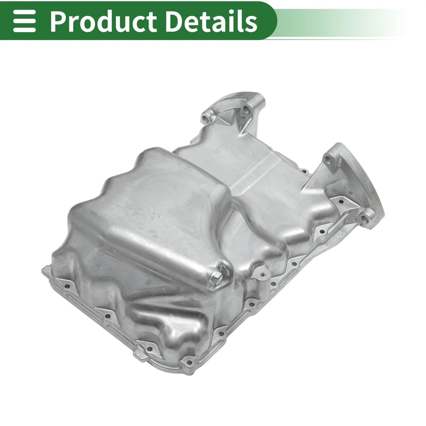 Engine Oil Pan for Honda Odyssey (2007) - Aluminum Silver Tone, 1 x Piece