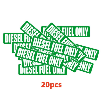 20X Diesel Fuel Only Vinyl Decal Sticker for Fuel Door Turbo Waterproof