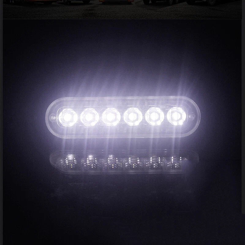 6LED White Work Light Bar for Off-road Vehicle DC 12V-24V